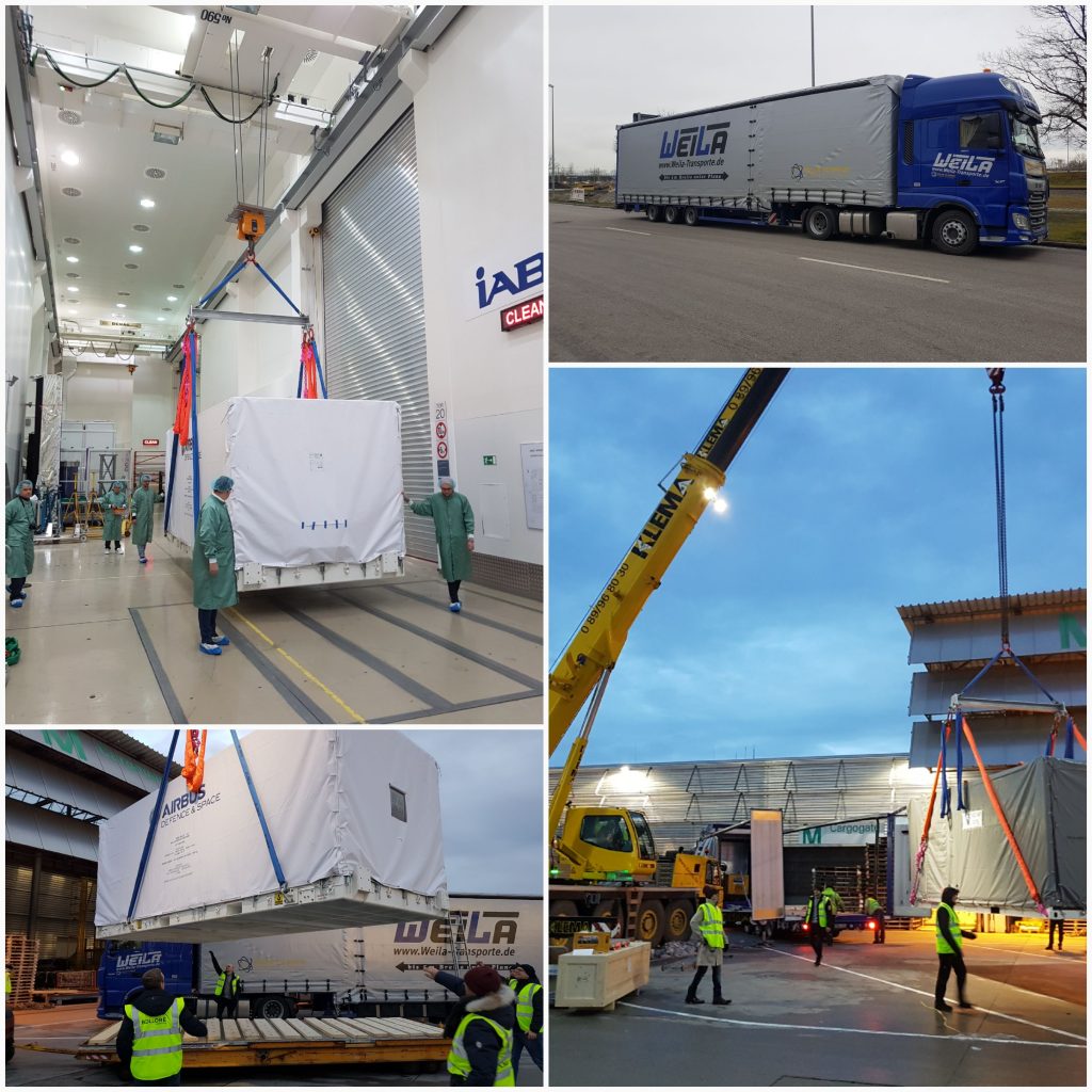 On Friday 12 December 2017, the transport of the two GRACE-FO satellites and their launch adapter from IABG to Munich Airport was successfully completed. STI helped to transport...