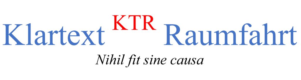 Logo Klartext Raumfahrt